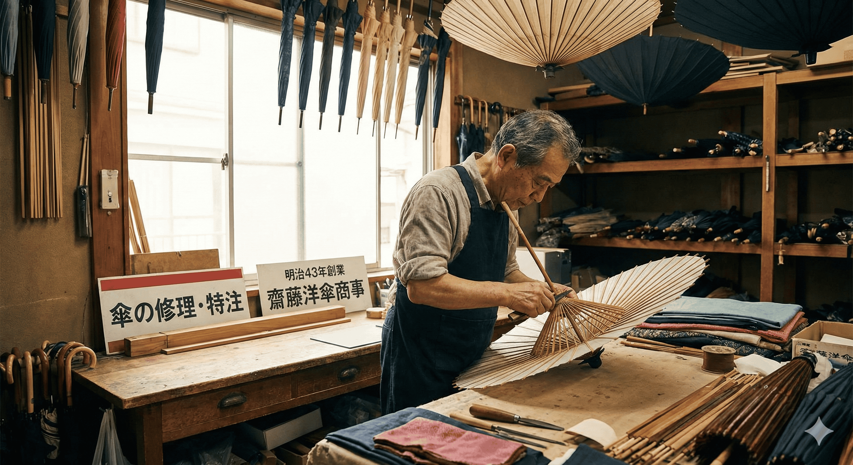 傘の修理・特注